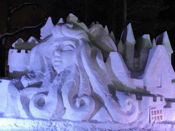 Ice Sculpture in the Park